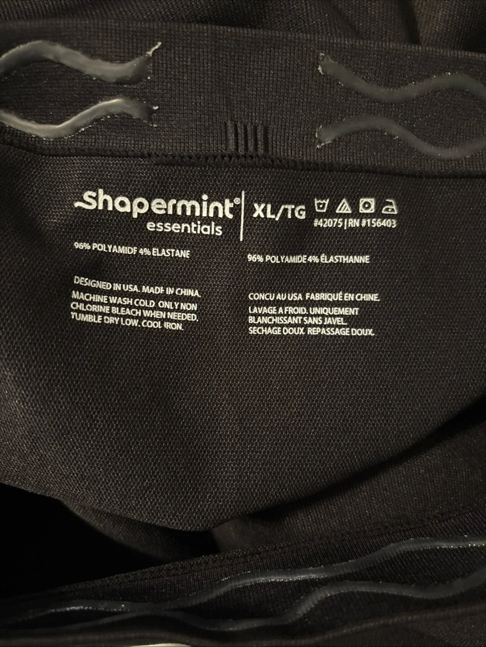 Shapermint Essentials Women’s High Waisted Shaping Leggings Size XL Black NWOT